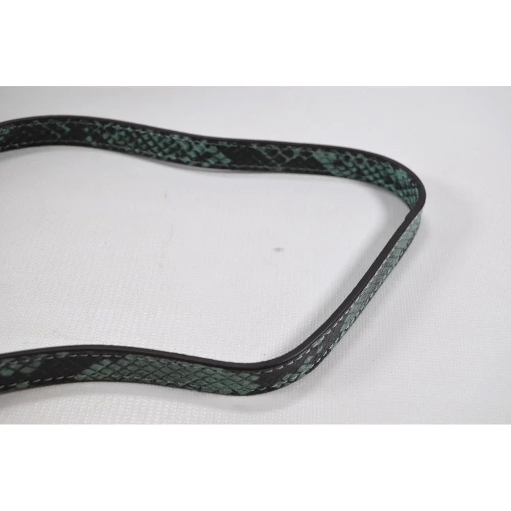 Radley London Reptile Snake Print Teal & Black Crossbody Shoulder Bag Purse‎